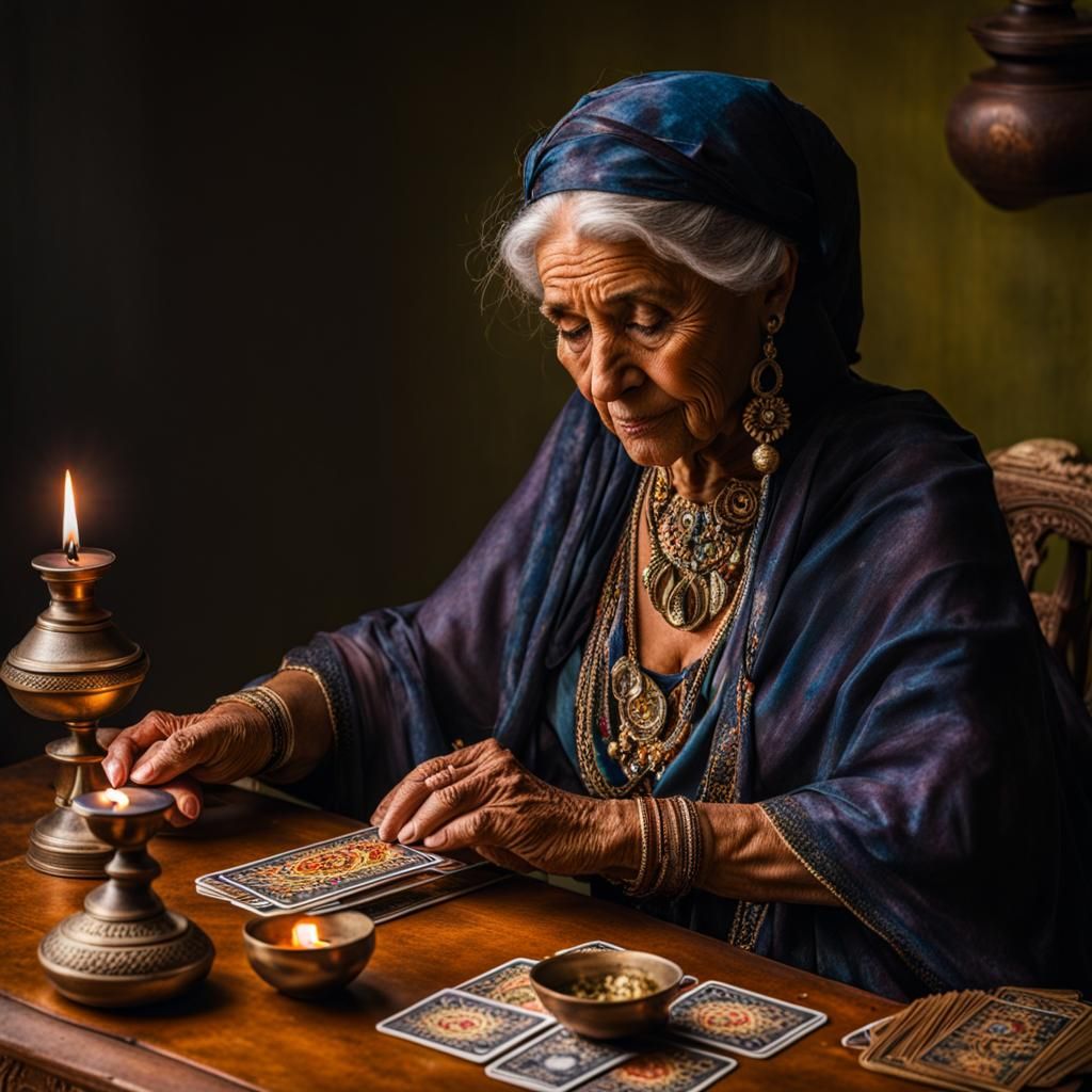 Mysterious Gypsy Tarot Card Reading