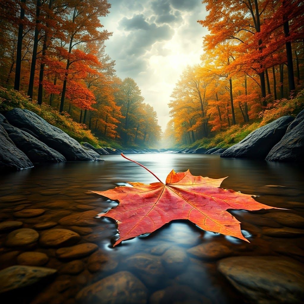 一葉知秋 - The Falling of One Leaf Heralds the Coming of Autumn