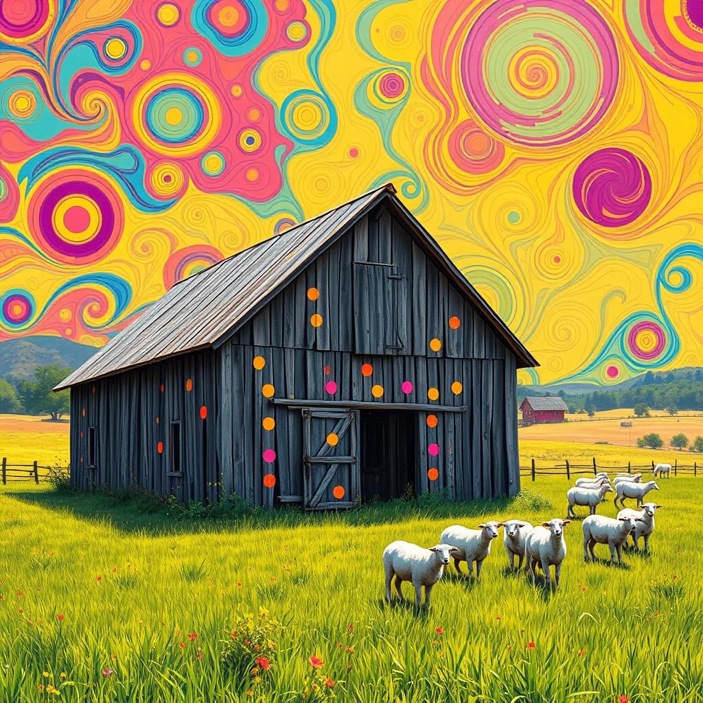 Polka Dot Barn: A Kusama-Inspired Landscape