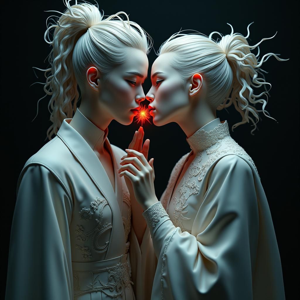 Venomous Kiss: A WLOP and Genshin Impact Inspired Portrait