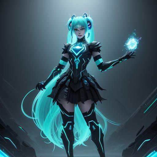 Sci-Fi Idol of Synthetic Beauty and Infernal Decay