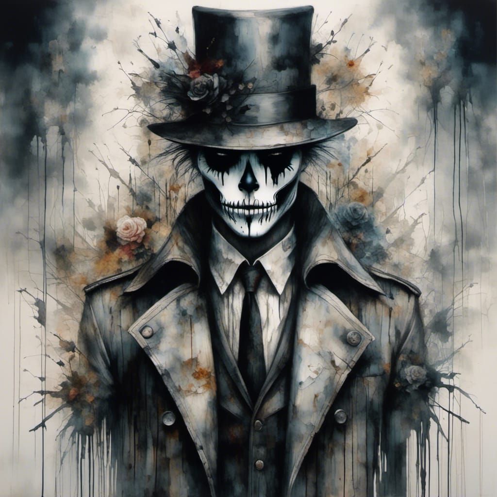 Nightmare Punk Rorschach with Ghostly Effects