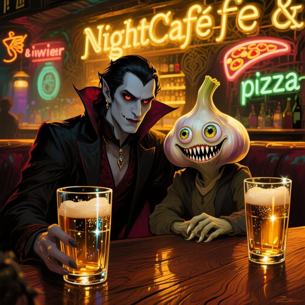 Vampire & Garlic: An unlikely duo