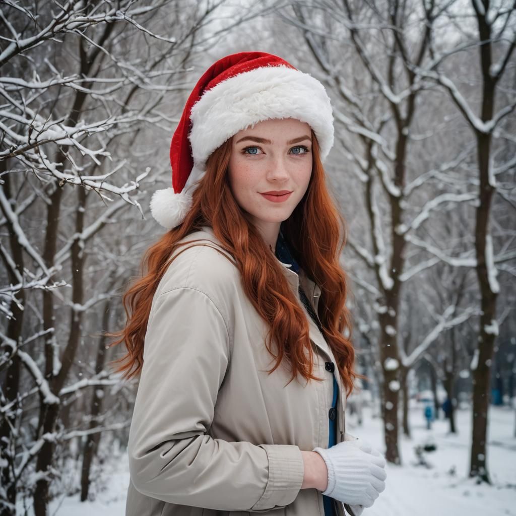 Irish Beauty in Winter Wonderland