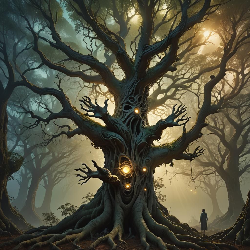 Ethereal Hands Cradling Luminescent Orbs in Dreamscape