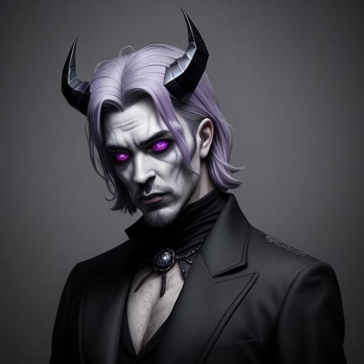 Demonic Rock Star in Surrealist Style