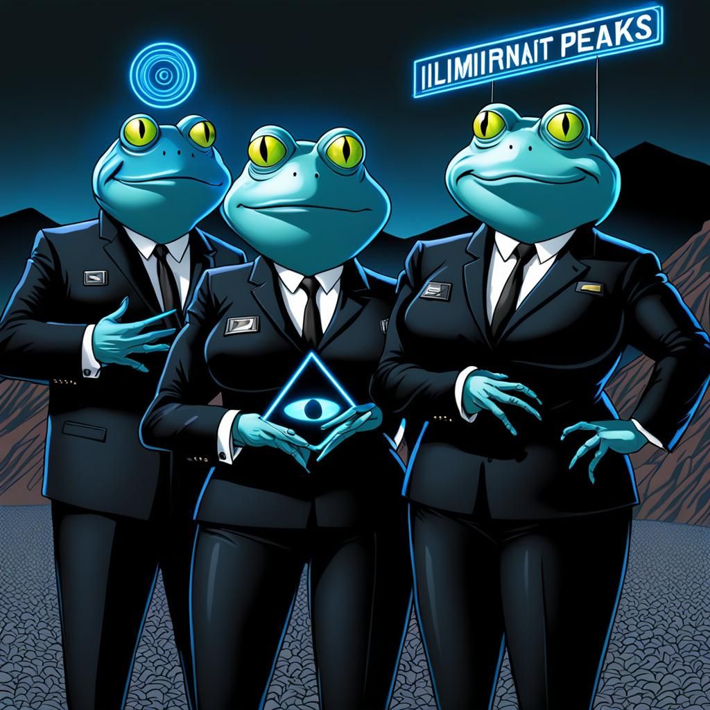 Illuminati Peaks - The Future is Frog🐸
