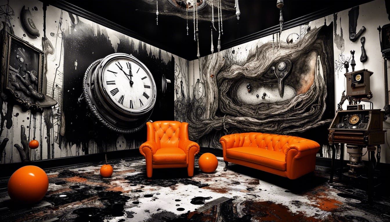 Surreal Room Interior in Dreamcore Style