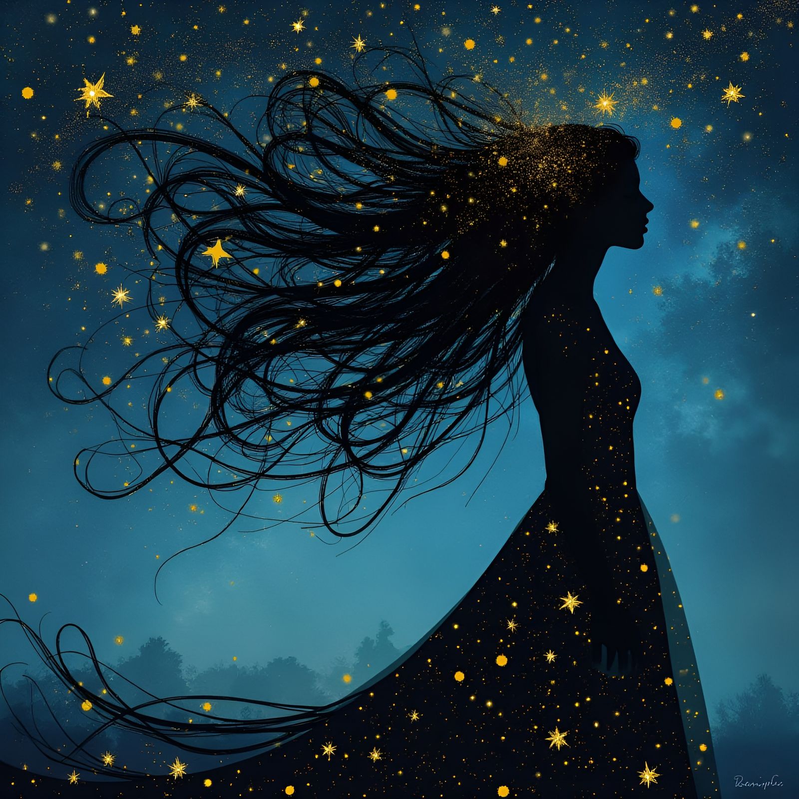 Ethereal Cosmic Beauty Illuminates the Night Sky