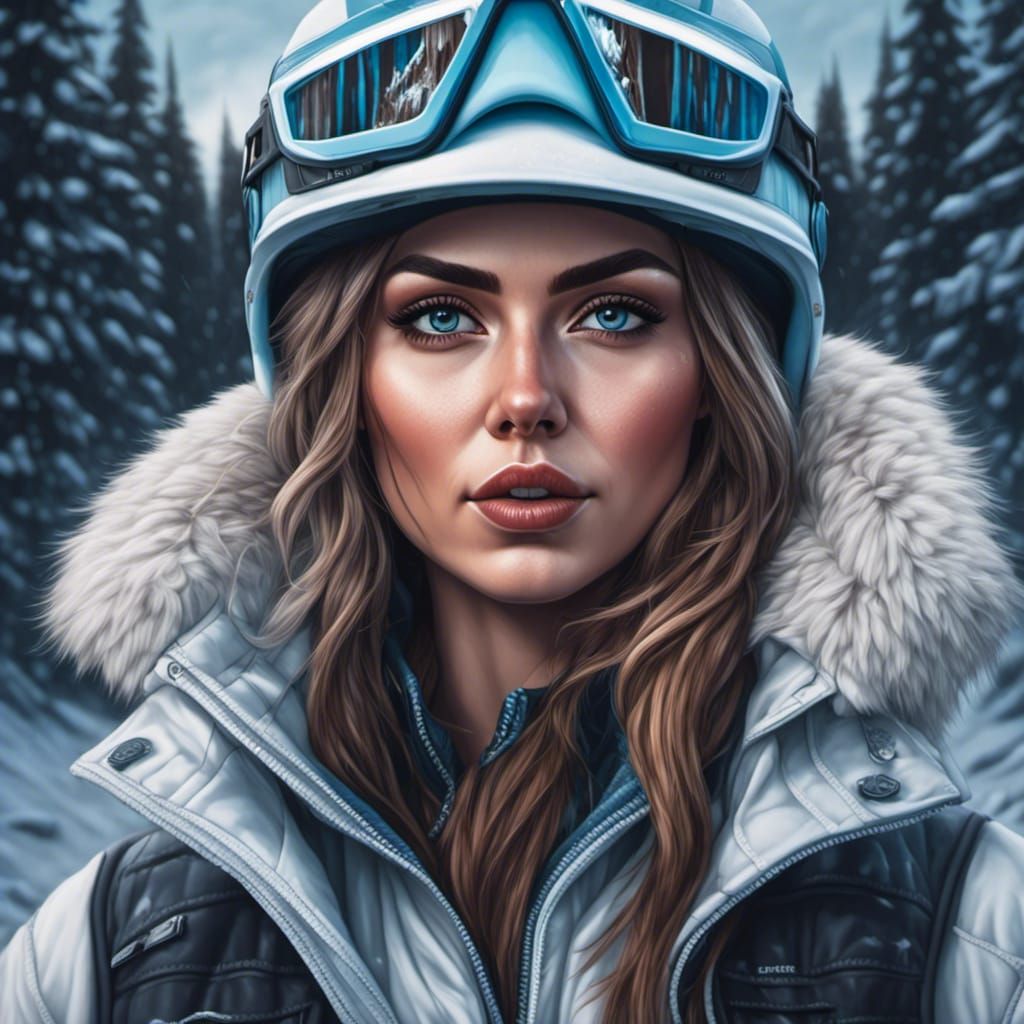 Beautiful Ice Road Trucker Portrait