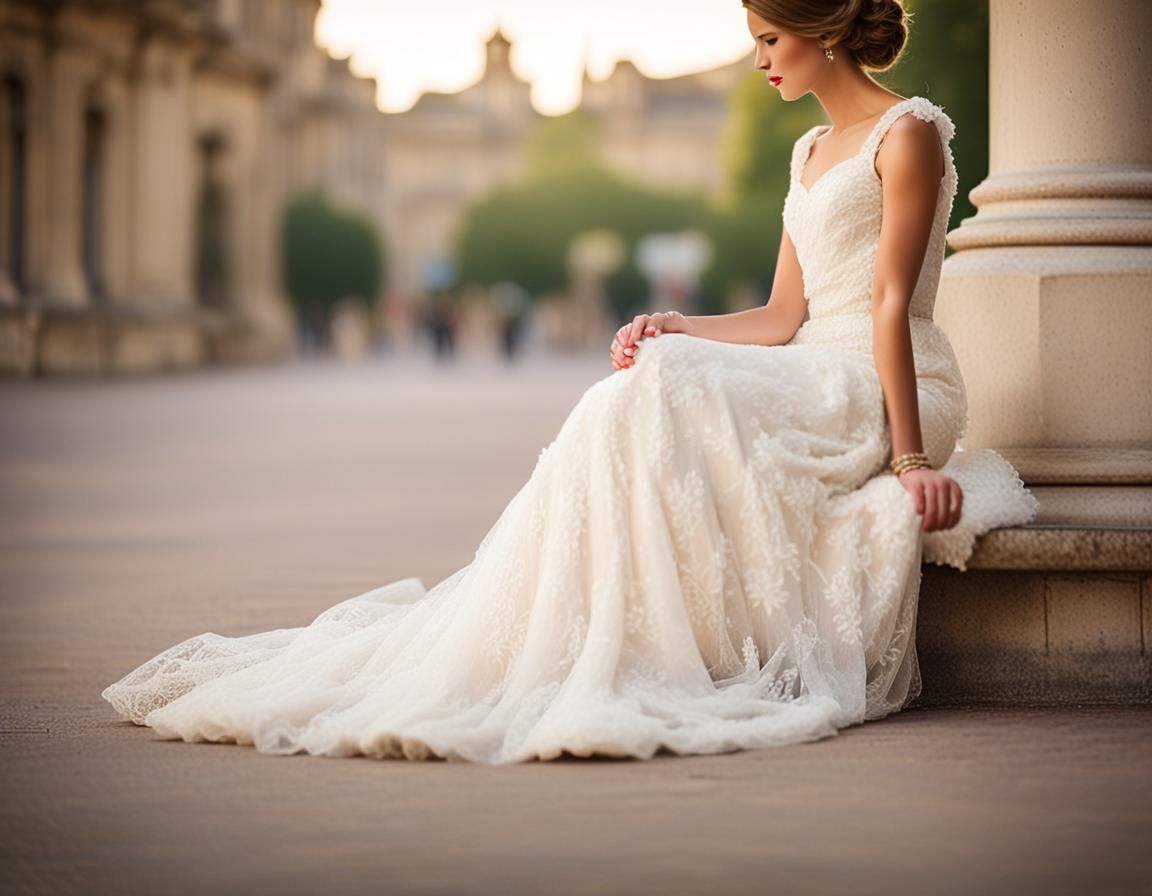 Kick off your shoes and sit right down
Loosen off that pretty french gown 2