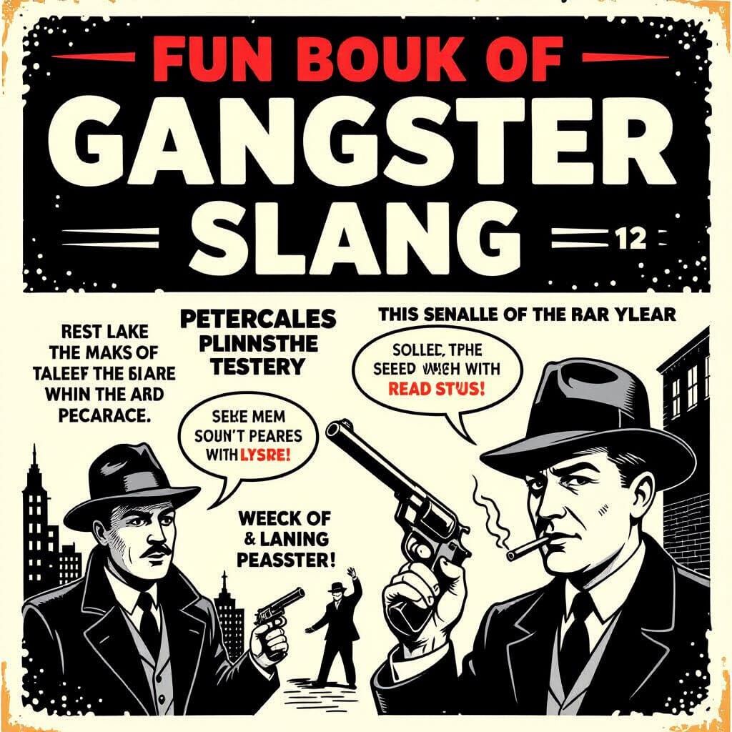 Bumper fun book of gangster slang. Editon 12