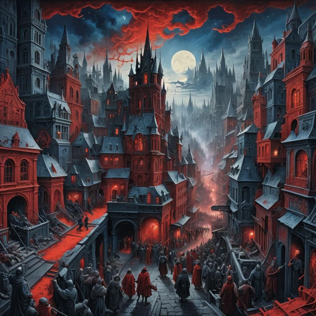 Ethereal Graffiti: Urban Mural with Celestial Themes