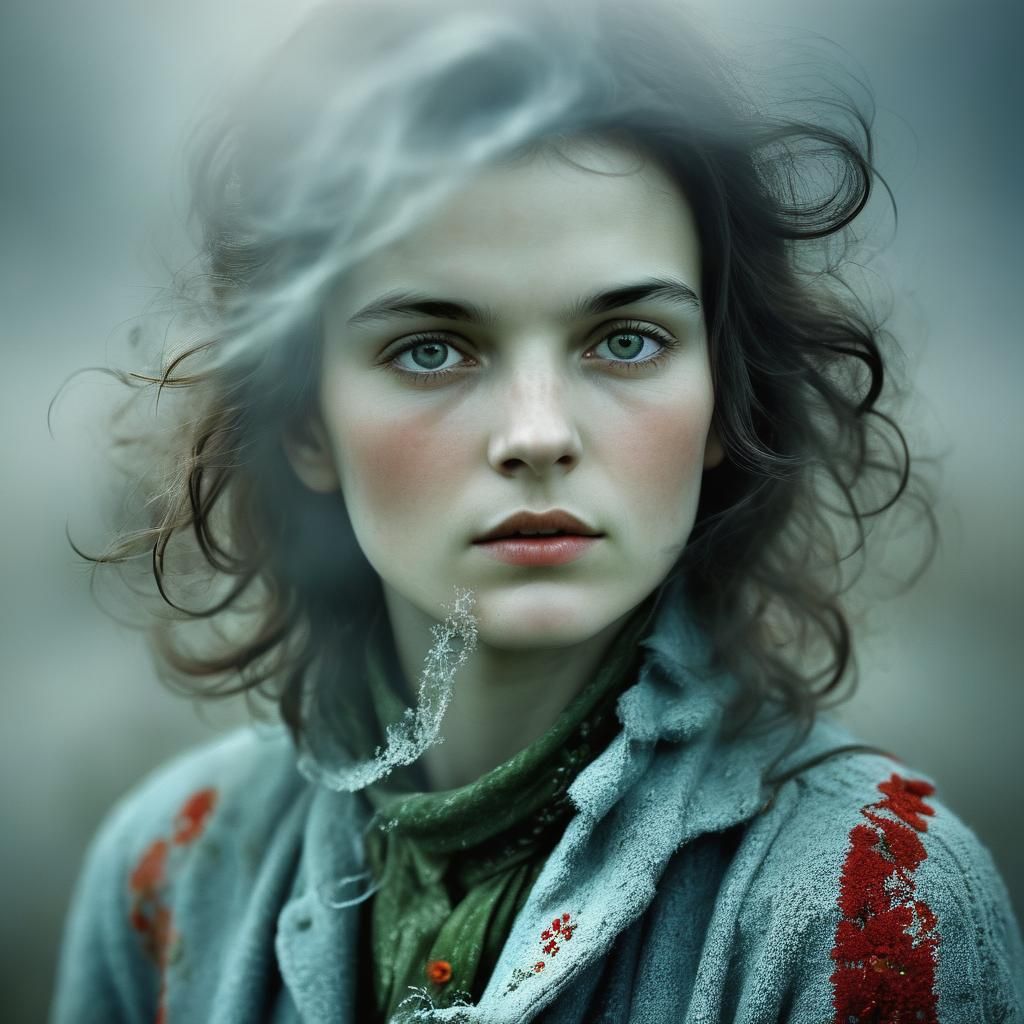 Vibrant Digital Portrait in Contemporary Style