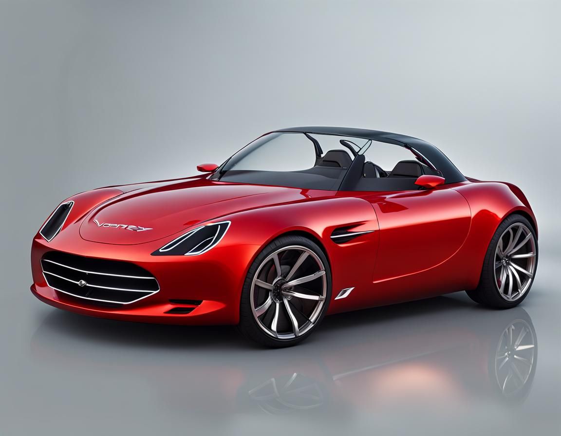 Futuristic 2025 Vortex Electric Roadster Concept