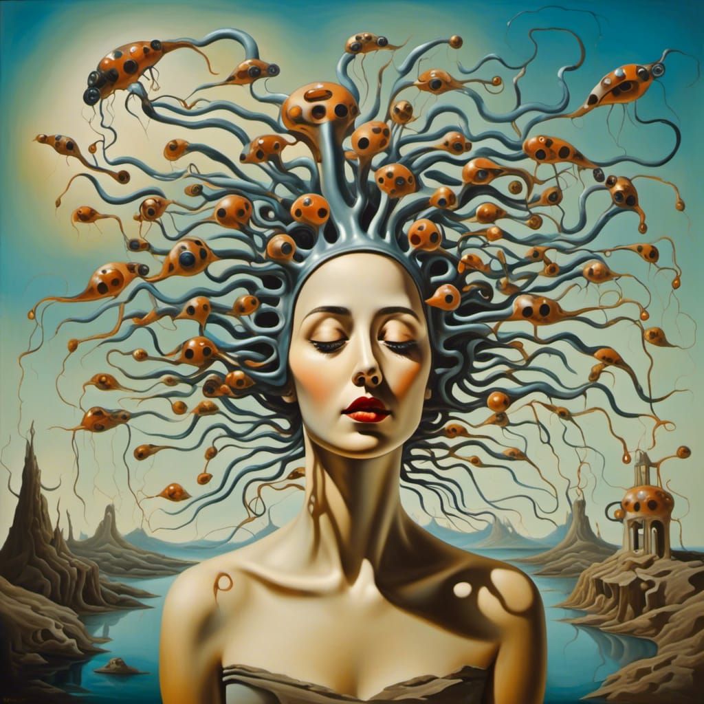 <lora:Surreal and Artsy:1.0> naive whimsical uncanny surreal...