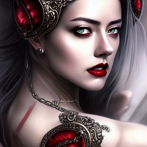 Ornate Queen of Thieves in Detailed Matte Painting