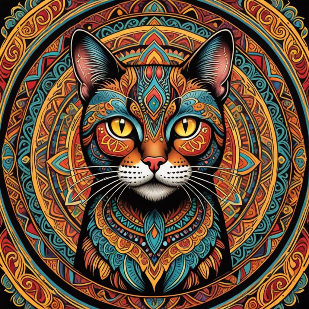 Cat mandala II