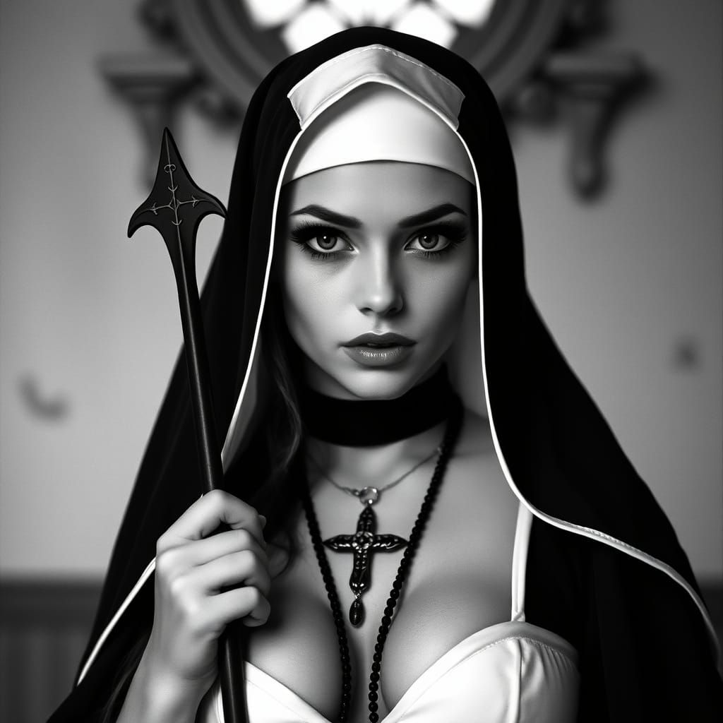 Gothic Nun: A Sexy Religious Icon