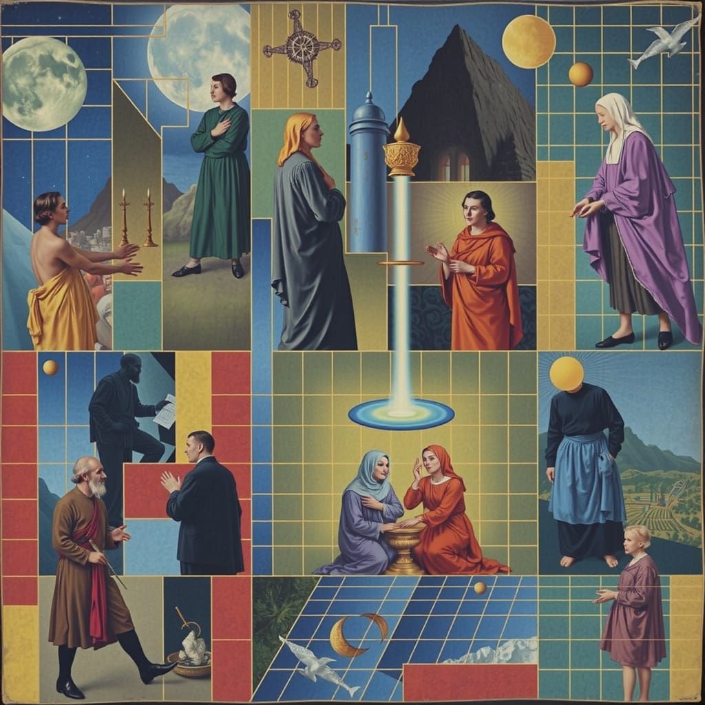 Abstract Image Representing Fields of Study