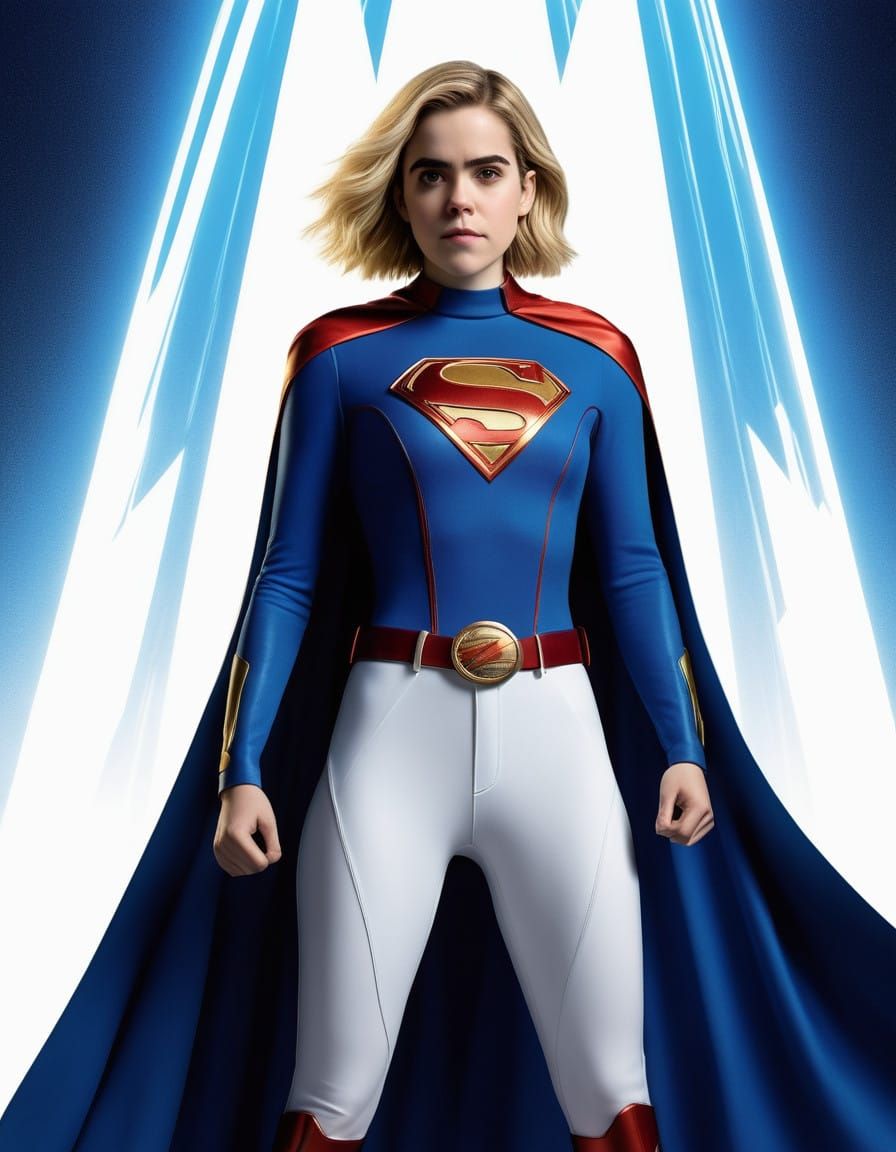 Kiernan Shipka as Power Girl, Kryptonian Superheroine, in Ci...