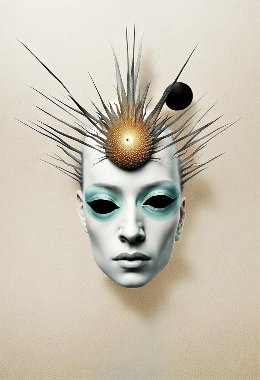 Magical Biological Prism in Surreal Dreamscape