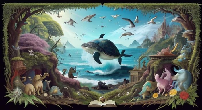 Vivid Hellscape Teeming with Biopunk Life