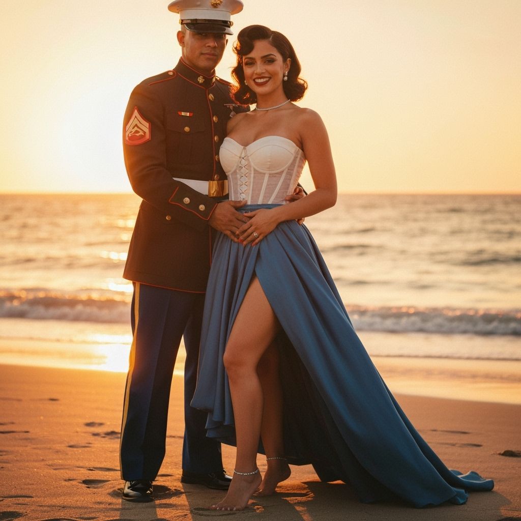 Romantic Beach Wedding at Sunset in Vintage Technicolor