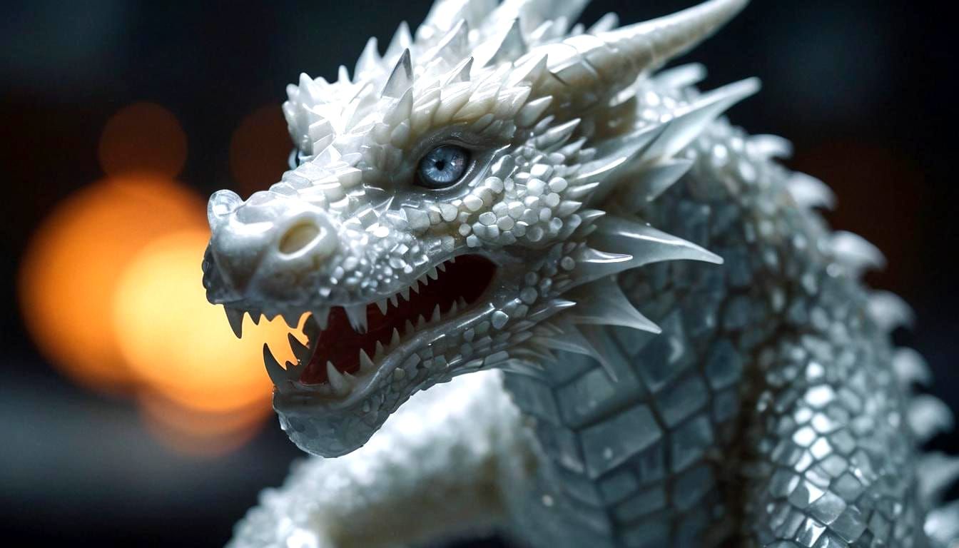 Diamond City on Ice: Futuristic High-Detail Scape