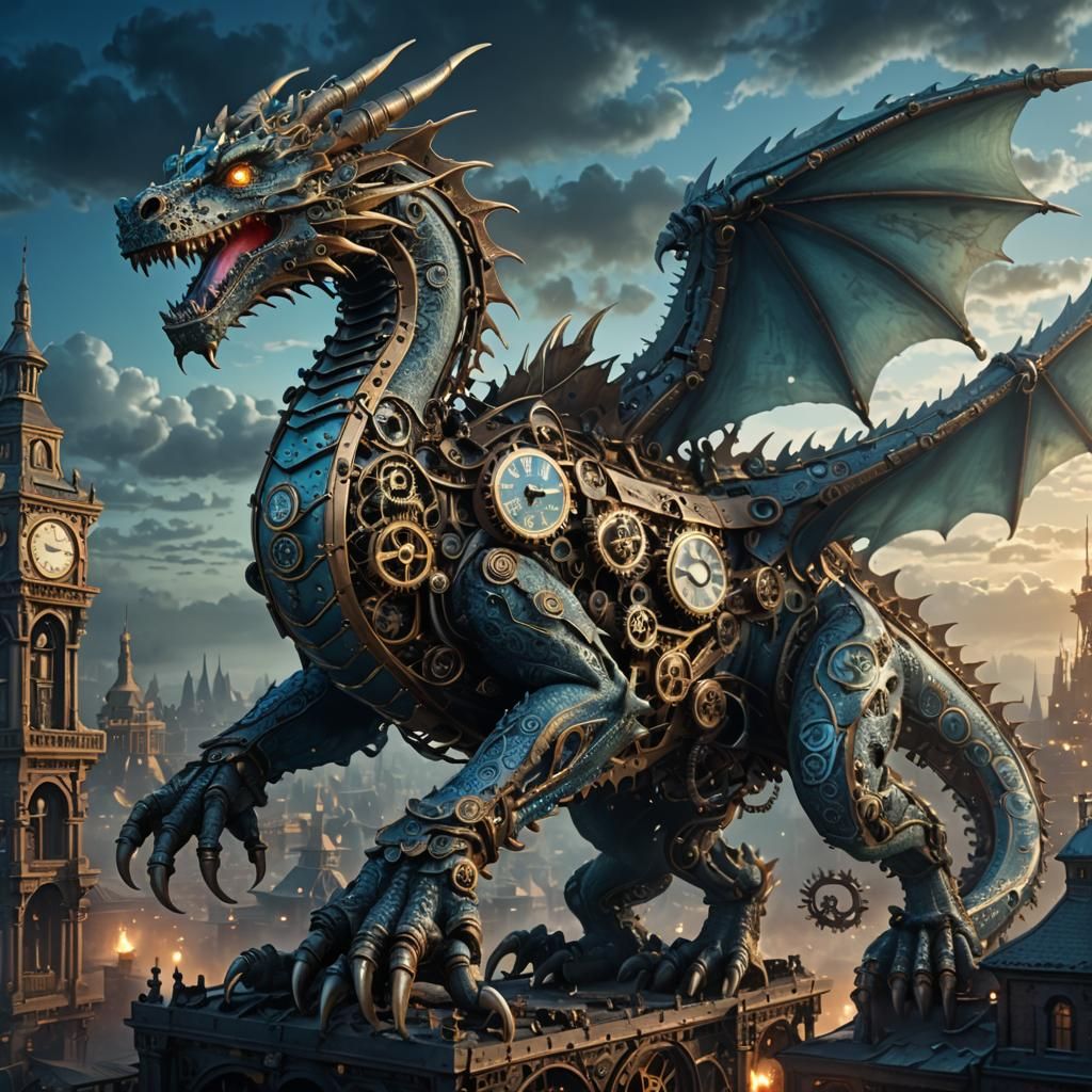 Timeless Dragon of the Cog City part2
