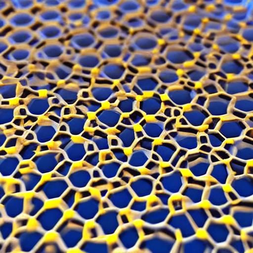 Abstract Acrylic Pour with Geometric Shapes: Professional Ph...