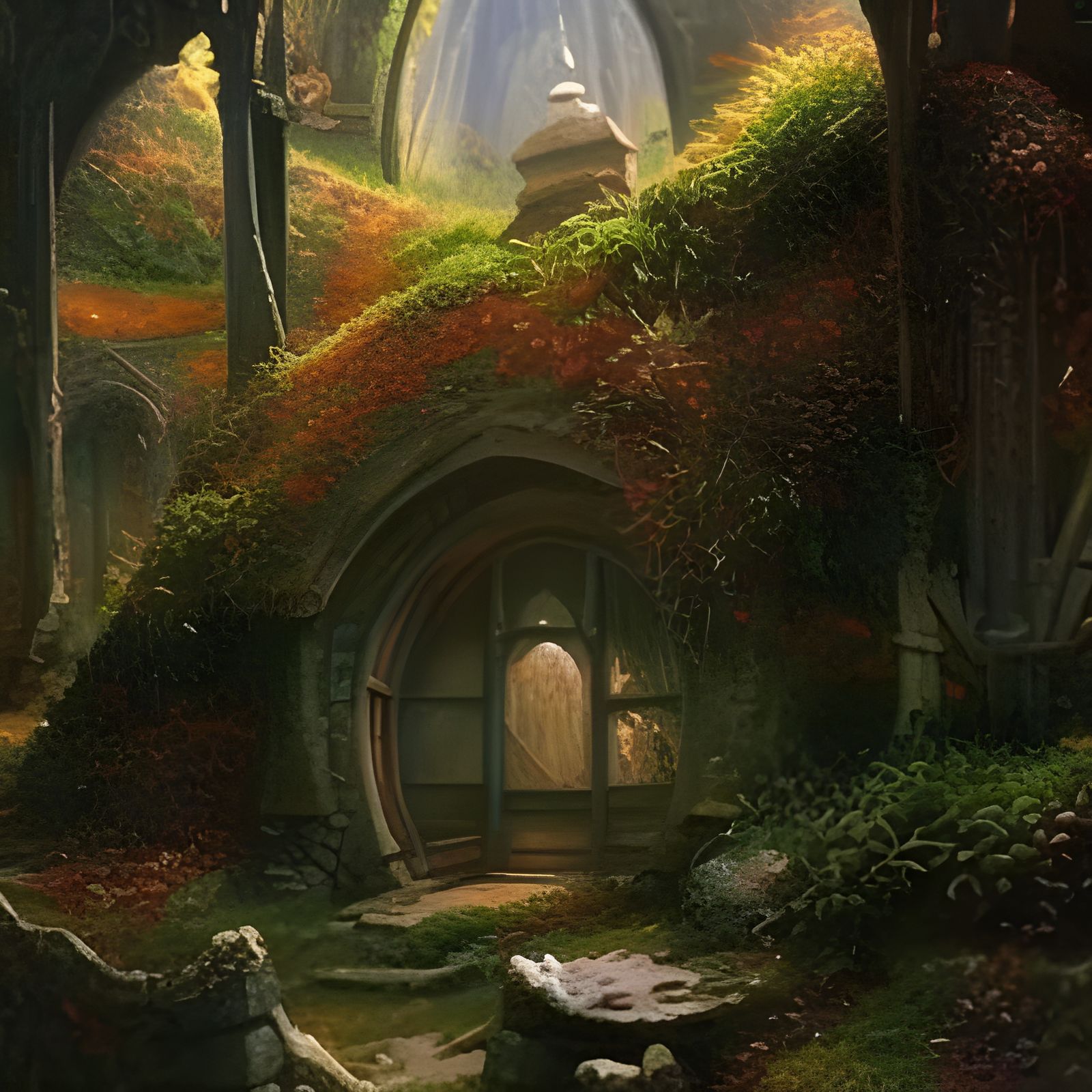 Middle Earth Hobbit, Hyperdetailed Fantasy Art