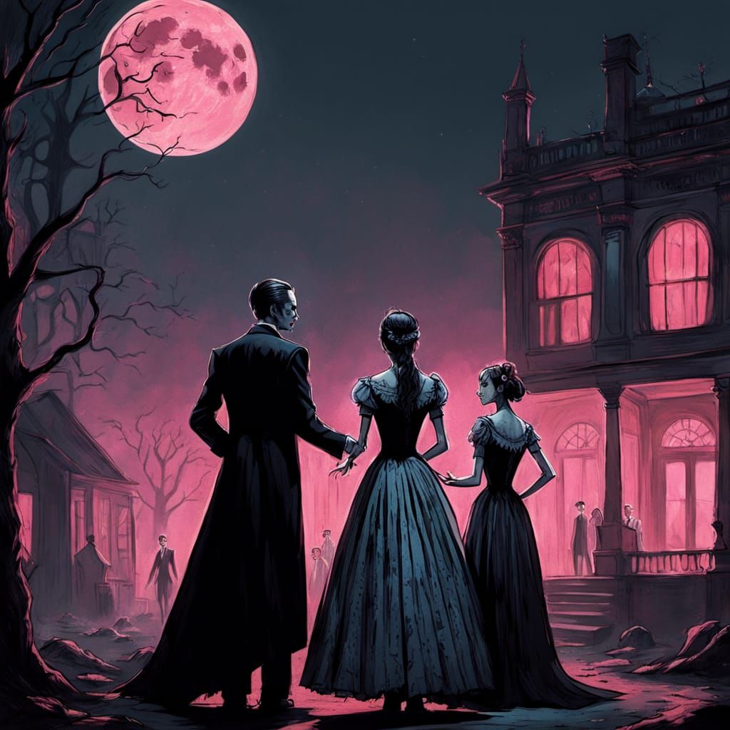 Undead Dancers at Ethereal Zombie Prom