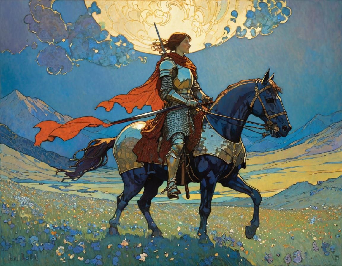 Knight in Thought: Armour, Shield, Sword