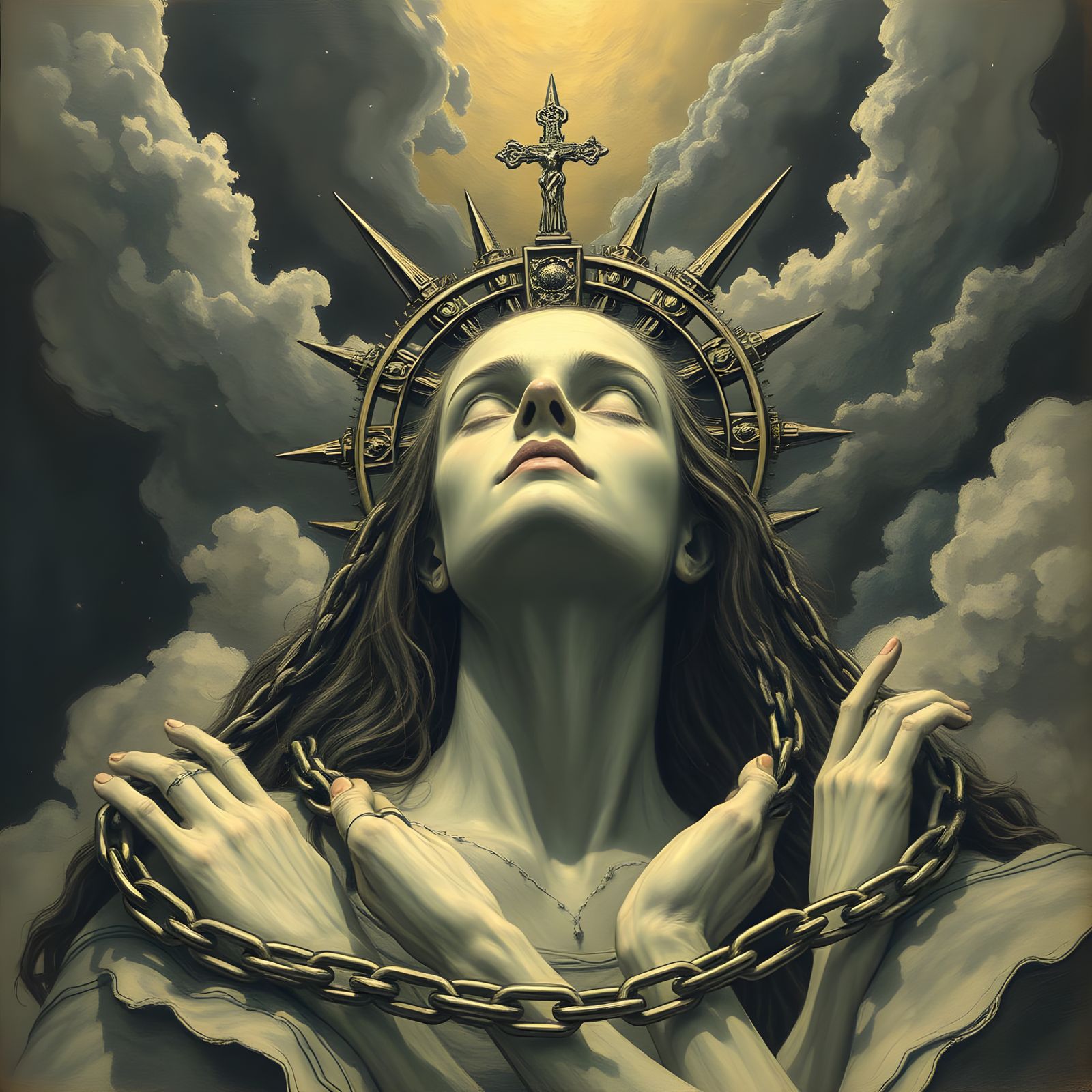 Forgotten Godhead Memories: A Conceptual AI Art Piece