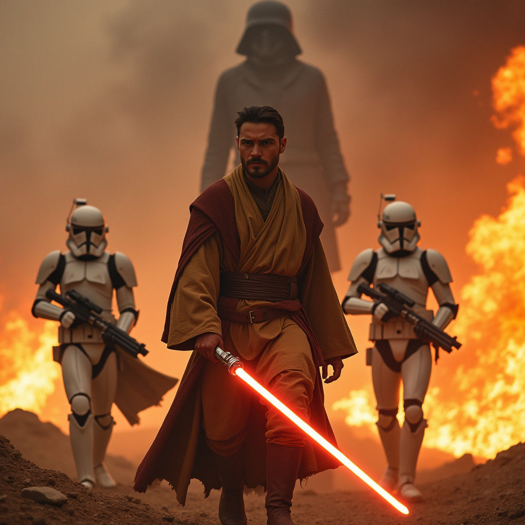 Kanan Jarrus Ready for Battle in Cinematic Style