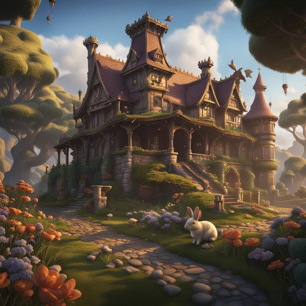 Rabbit Kingdom: Detailed Matte Painting in Unreal Engine