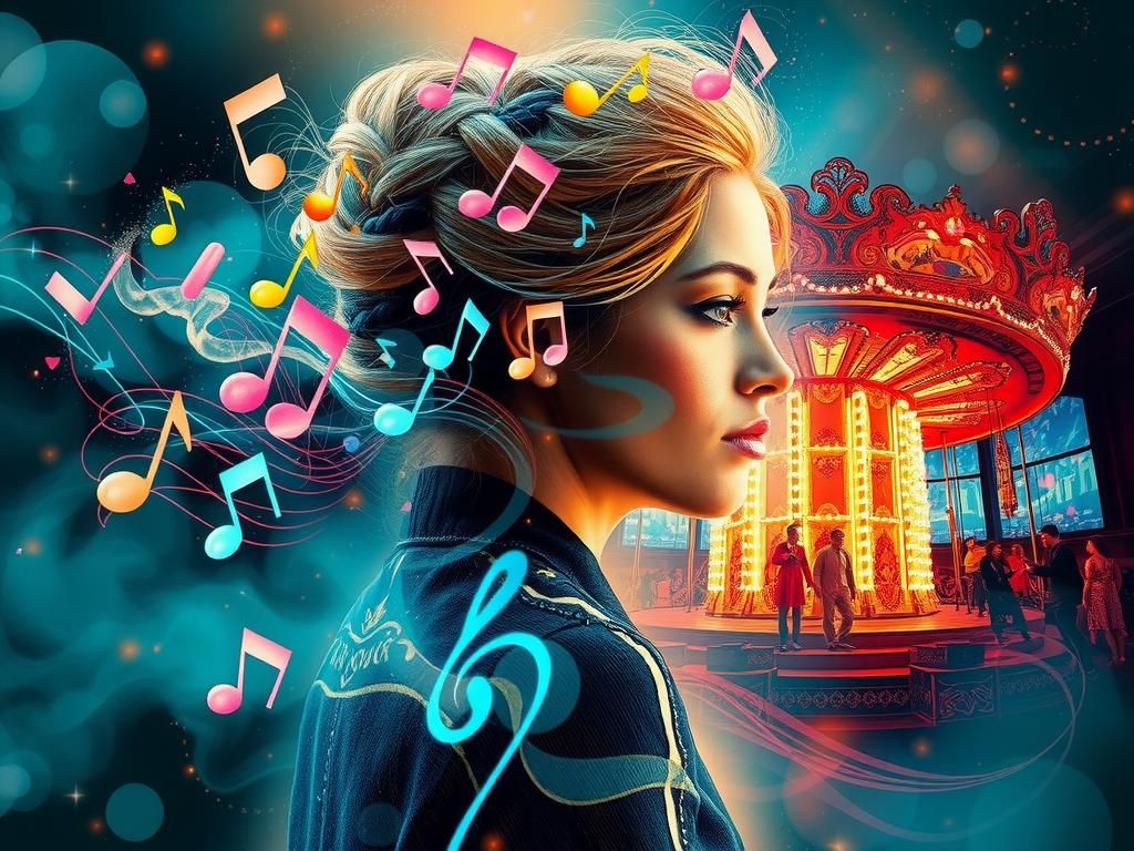 Musical Dreamscape in Surrealist Style