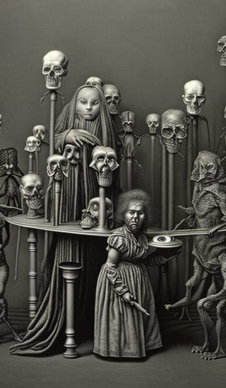 Post-Apocalyptic Puppeteer: A Hyperrealistic Surrealist Horr...