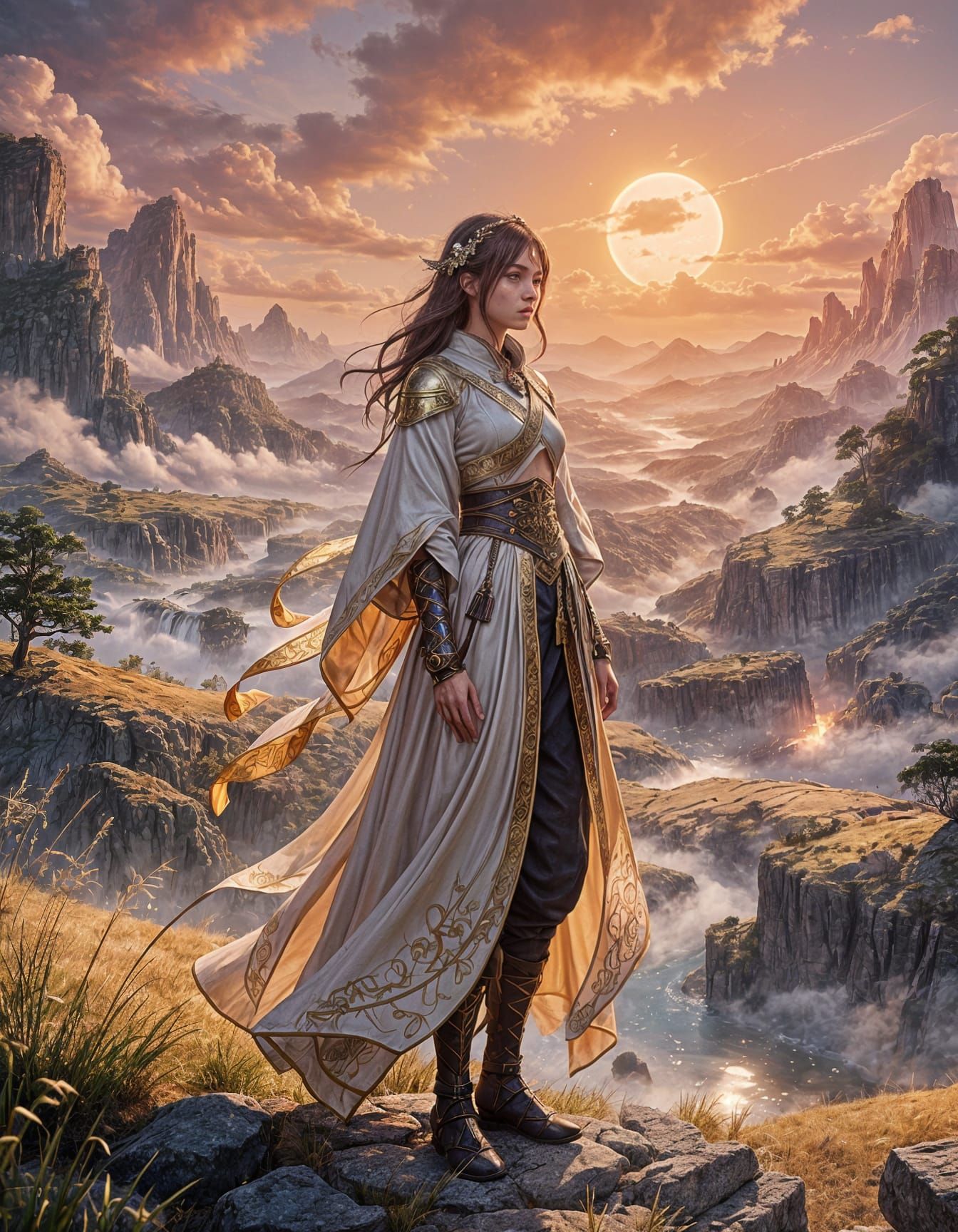 Epic Fantasy 3D Anime Art in 8K Resolution