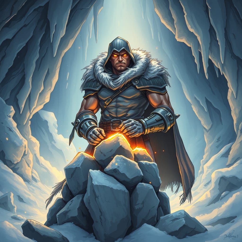 Winter Warrior with Blazing Heat Vision