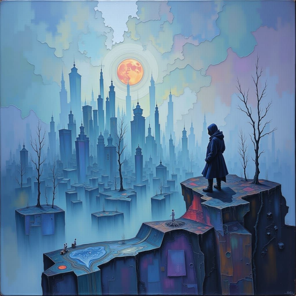 Cartographer of Emotional Fog in Surreal Mythos