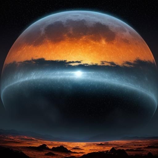 Balance of Light and Darkness at Sunset