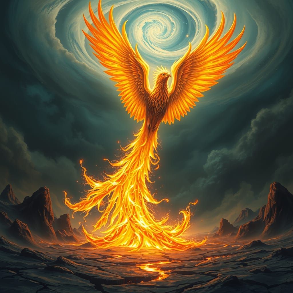 Phoenix Rising: A Fantasy Concept Art Masterpiece