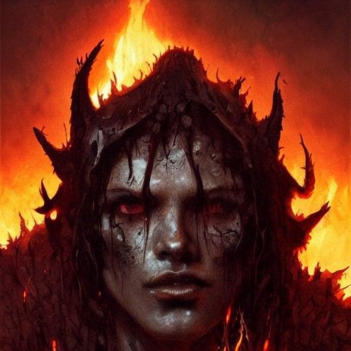 Sinister Post-Apocalyptic Inferno in 8K Resolution