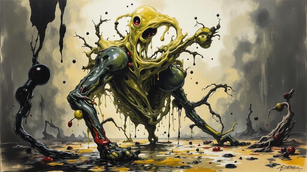 Textured Clothing in Twisted Ink Style