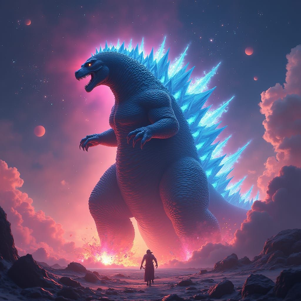 Godzilla in Cosmic Starlight
