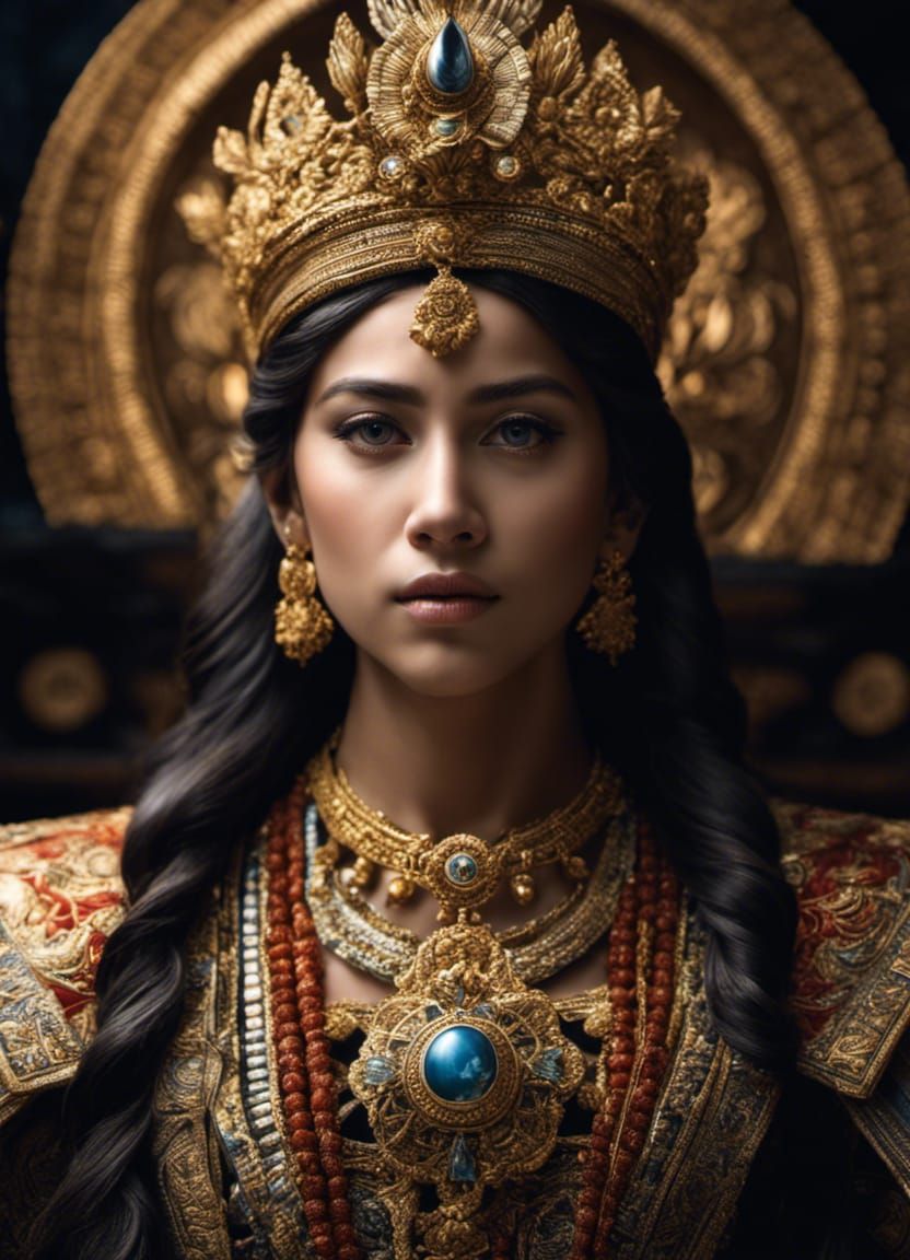 Hyperrealistic Portrait of God in Divine Light