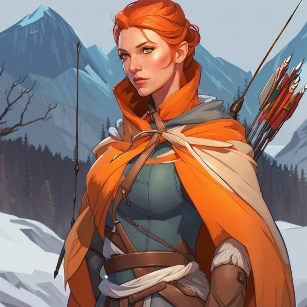 The Banner Saga: Nid, Archer Portrait in 8k