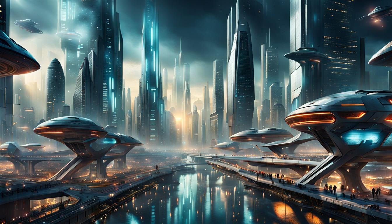 Futuristic horizon